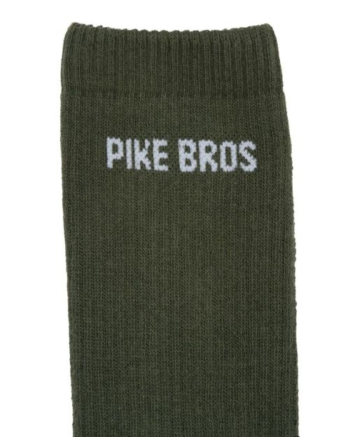 Pike Brothers 1963 Service Socks Olive - Kings & Queens