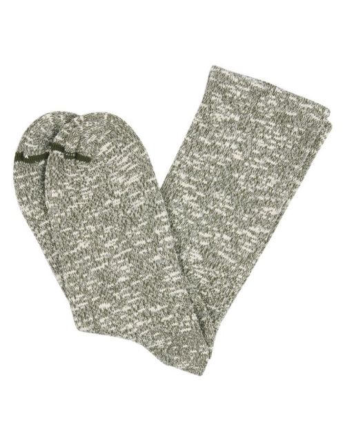 Pike Brothers 1972 Melange Socks Olive - Kings & Queens