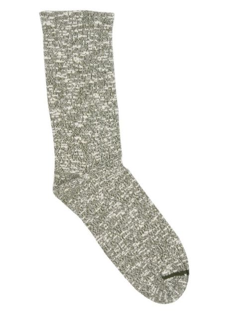 Pike Brothers 1972 Melange Socks Olive - Kings & Queens