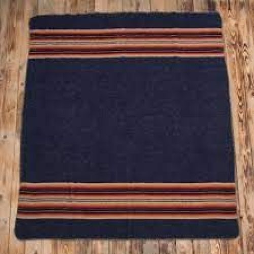 Pike Brothers 1969 Denakatee  Wool Blanket Navy - Kings & Queens