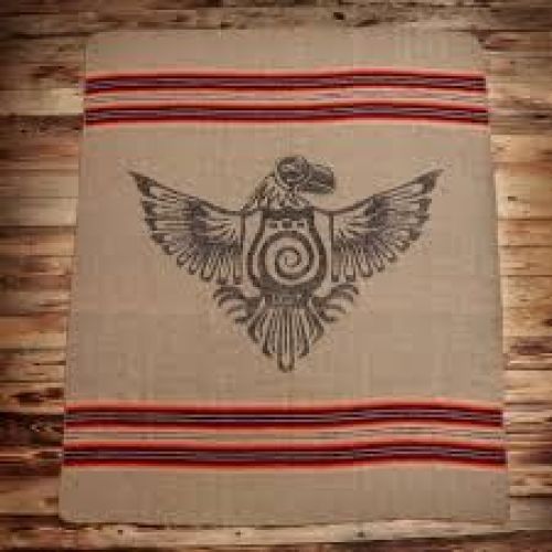 Pike Brothers 1969 Denakatee  Wool Blanket Faded Black - Kings & Queens