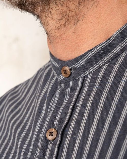 Pike Brothers 1923 Beppu Blue Buccanoy Shirt - Kings & Queens