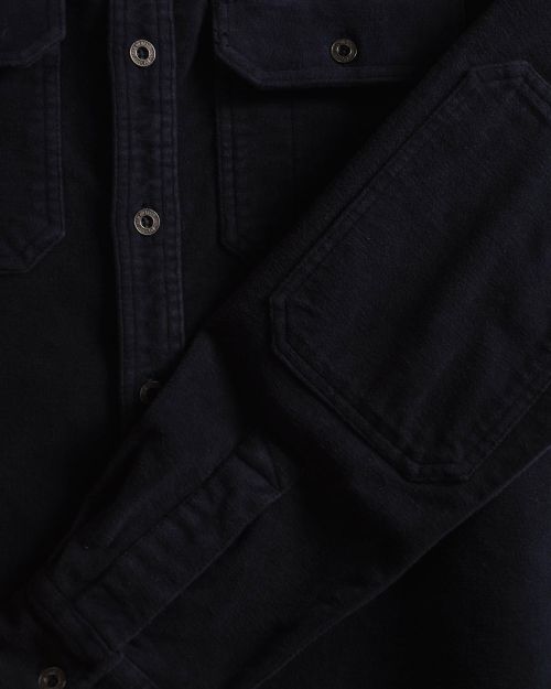 Iron & Resin Journeyman Moleskin Shirt Navy - Kings & Queens