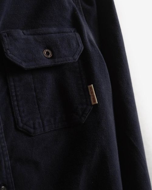 Iron & Resin Journeyman Moleskin Shirt Navy - Kings & Queens