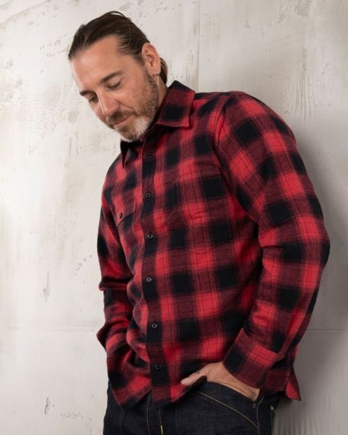 Pike Brothers 1937 Roamer Shirt Red Check - Kings & Queens