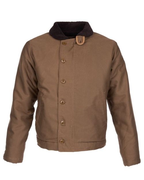 Pike Brothers 1944 N1 Deck Jacket Wax Khaki - Kings & Queens