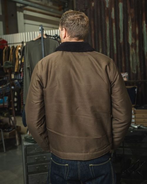 Pike Brothers 1944 N1 Deck Jacket Wax Khaki - Kings & Queens