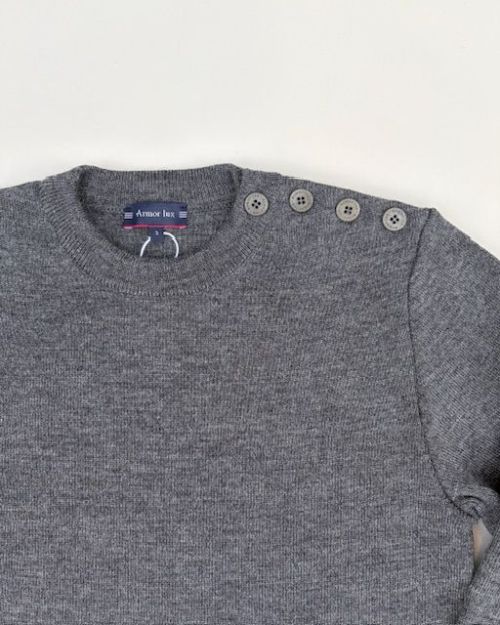 Armor Lux Fisherman Jumper Grey - Kings & Queens