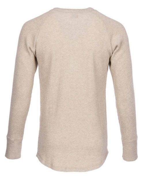 Pike Brothers 1936 Waffle Shirt Natural - Kings & Queens