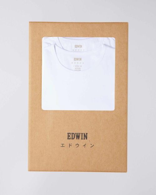 Edwin Double Pack Tee White - Kings & Queens