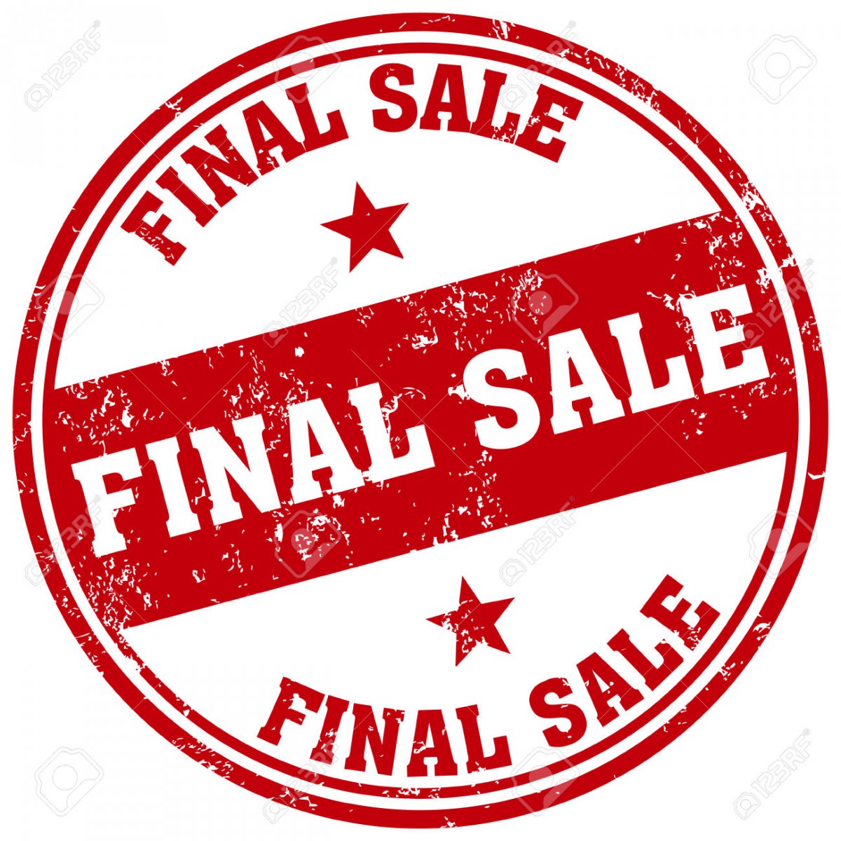 All Sales Final Stamp Final Sale rubber stamp stock vector