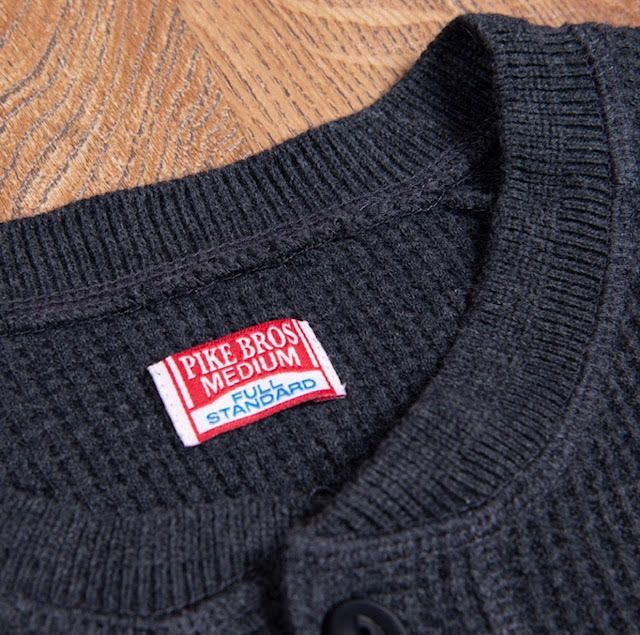 1936 Waffle shirt Faded Black