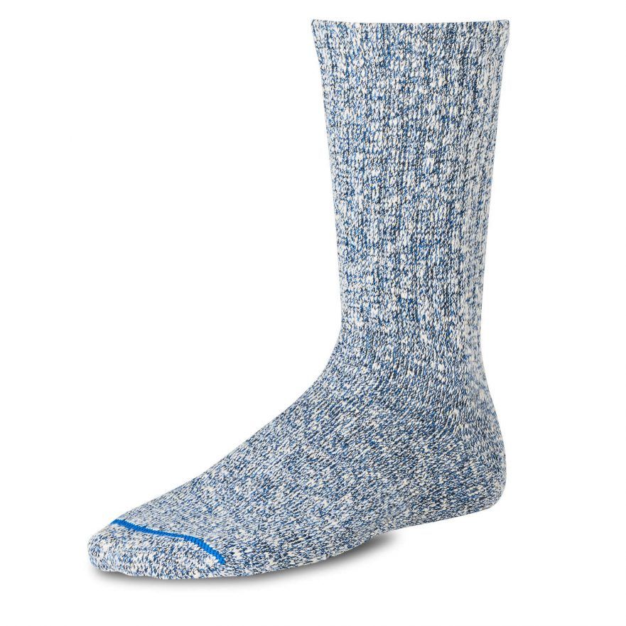 Cotton Ragg Crew Socks Blue