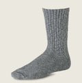 Cotton Ragg Crew Socks Black / Grey