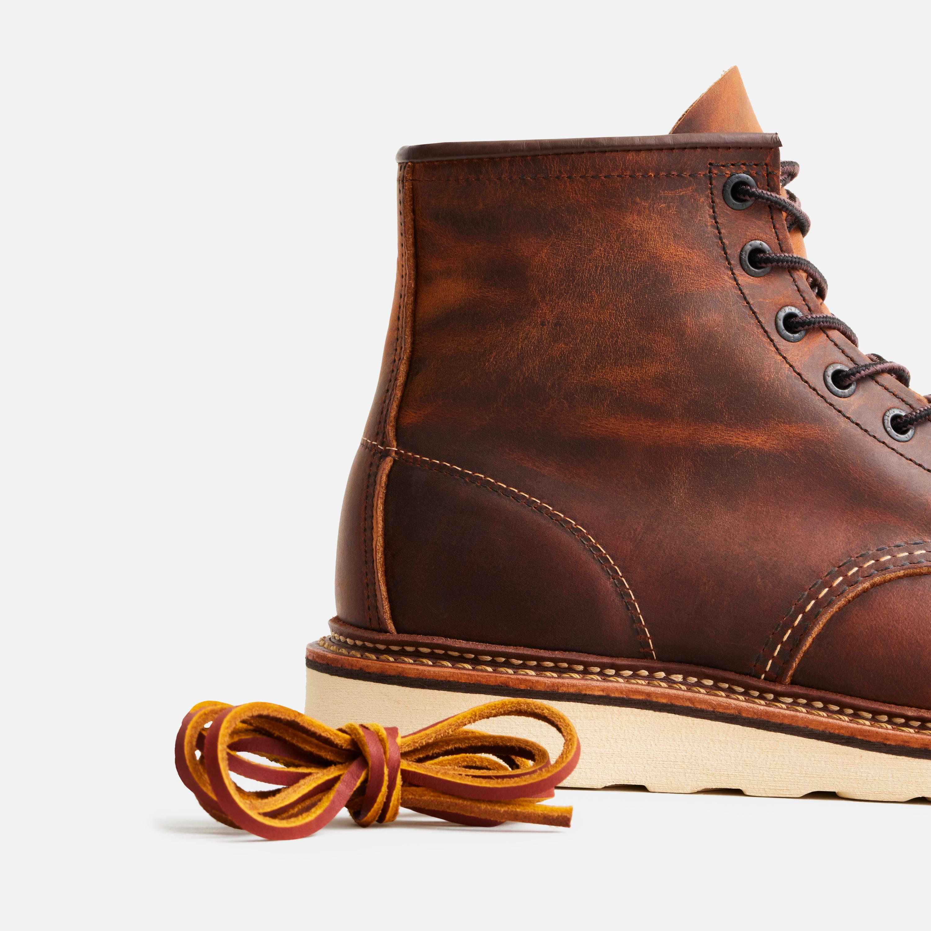 1907 6" Classic Moc Toe Copper R&T Boots
