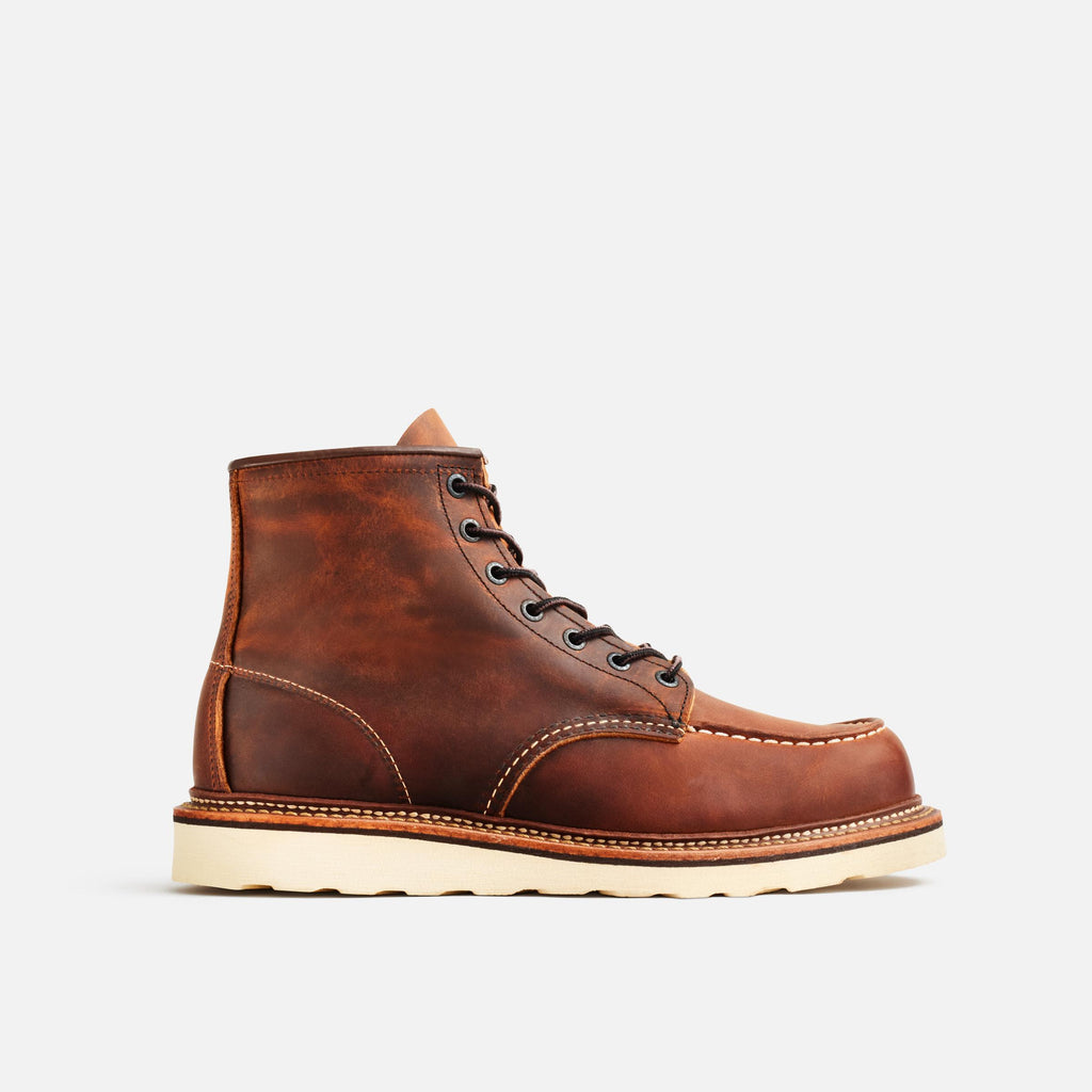 1907 6" Classic Moc Toe Copper R&T Boots