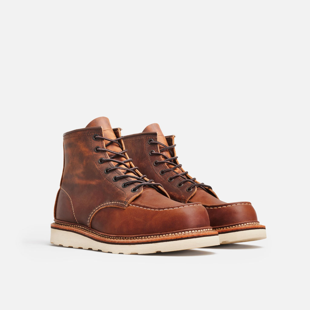 1907 6" Classic Moc Toe Copper R&T Boots