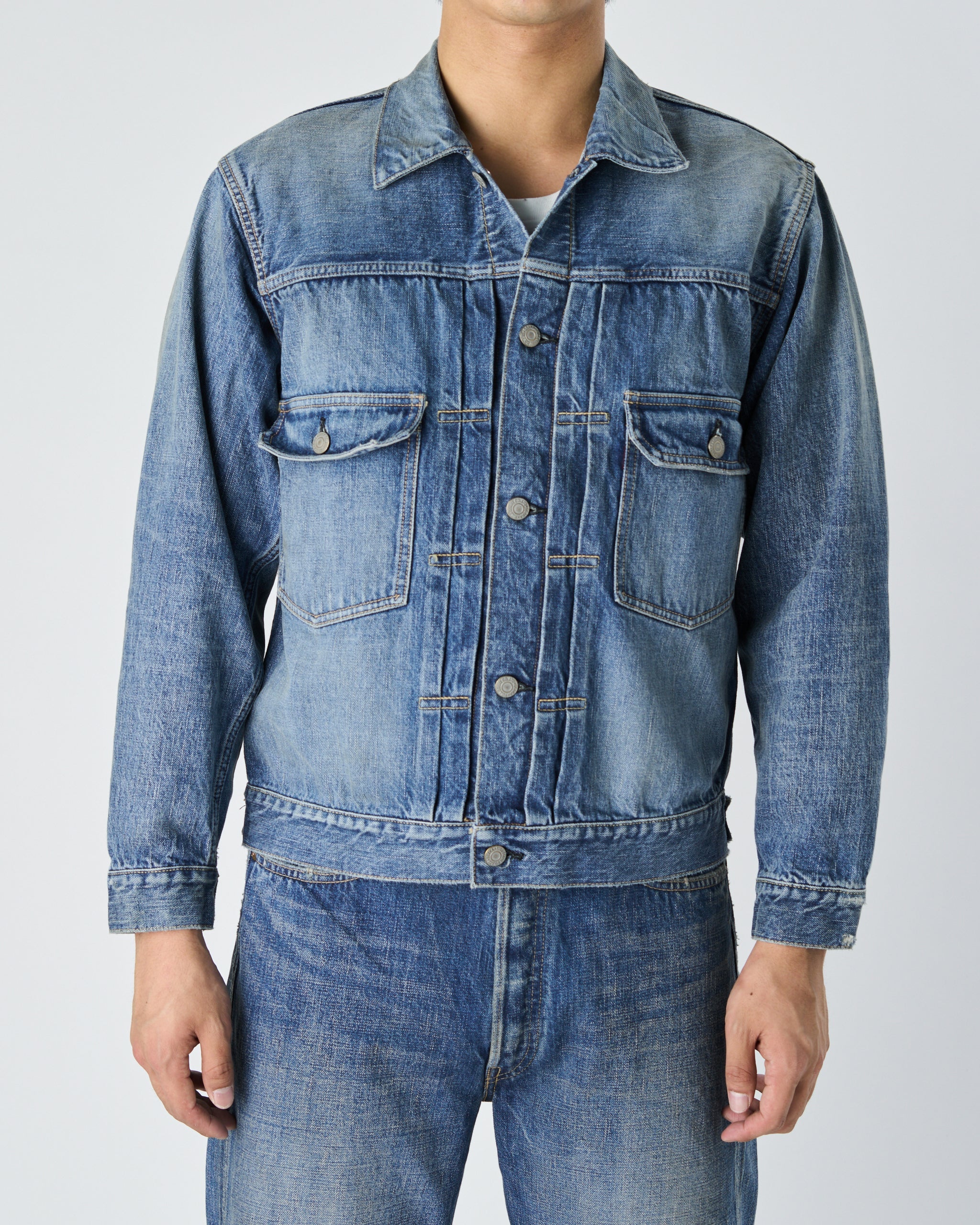 2978-2102 Dartford Type 2 Jacket Selfedge Denim 13.7oz