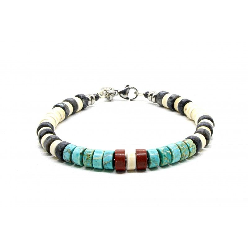 Heishi Jasper Bracelet