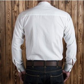 1923 Buccanoy Chambrey White Shirt
