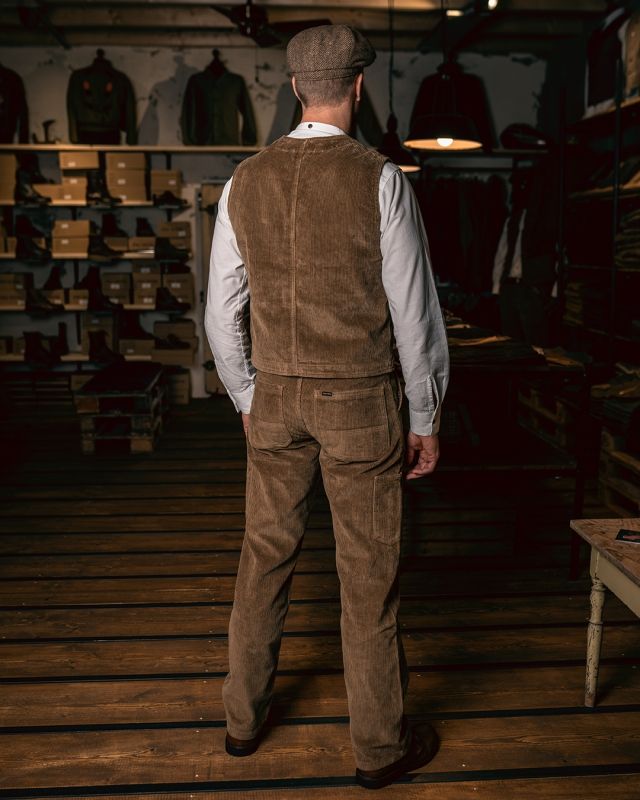 1937 Roamer Vest Light Brass Cord