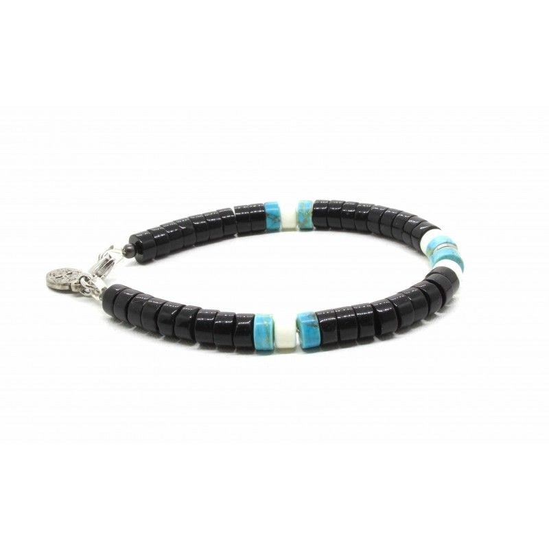 Bracelet Heishi Onyx & Jasper