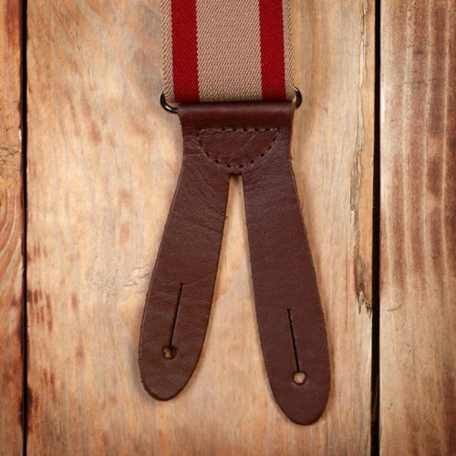 1937 Heavy Duty Braces Red
