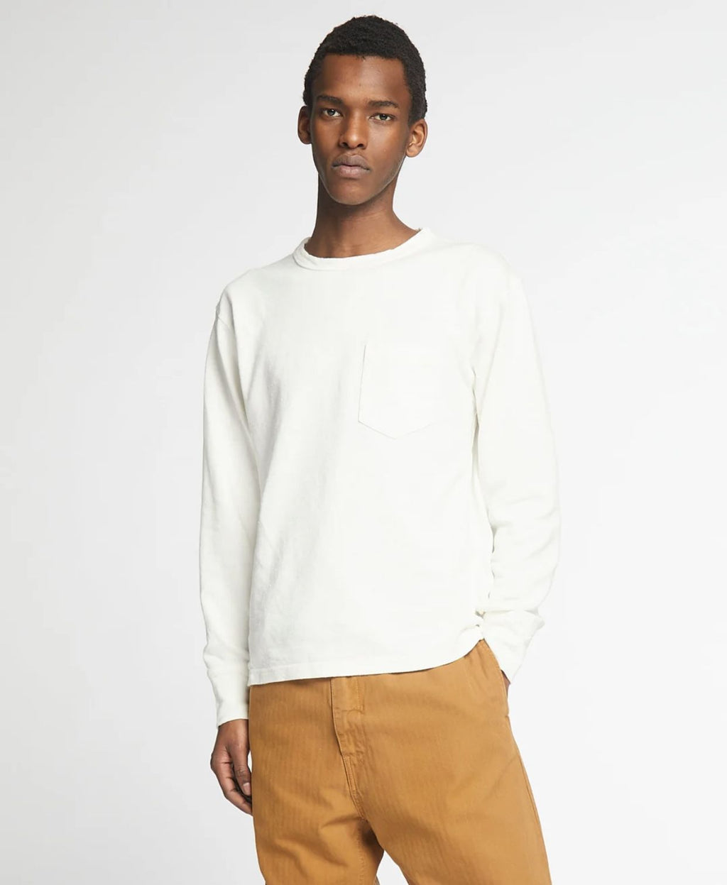 Military Jersey Long Sleeve Ecru