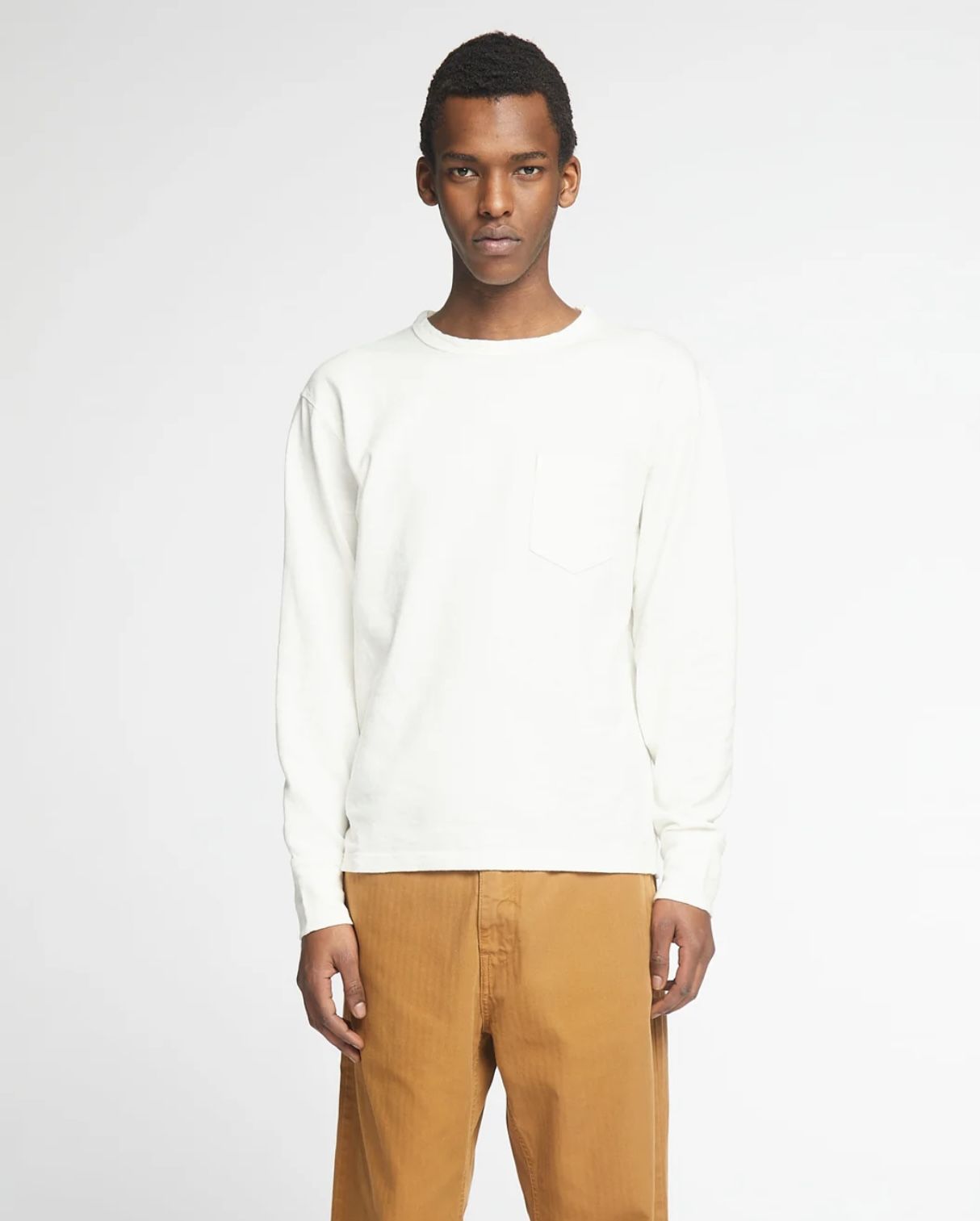 Military Jersey Long Sleeve Ecru