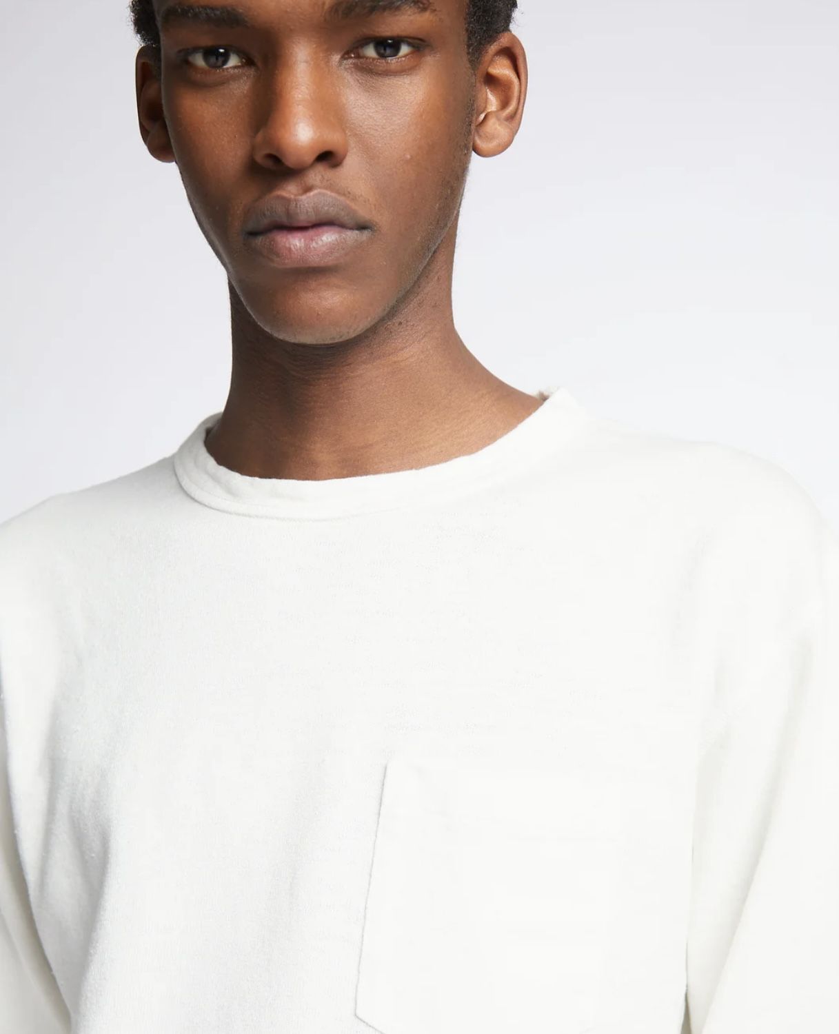 Military Jersey Long Sleeve Ecru