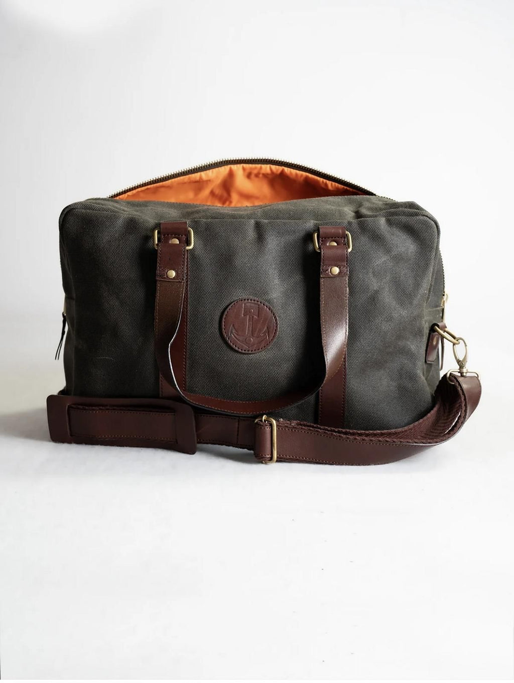 Waxed Canvas Weekender Bag