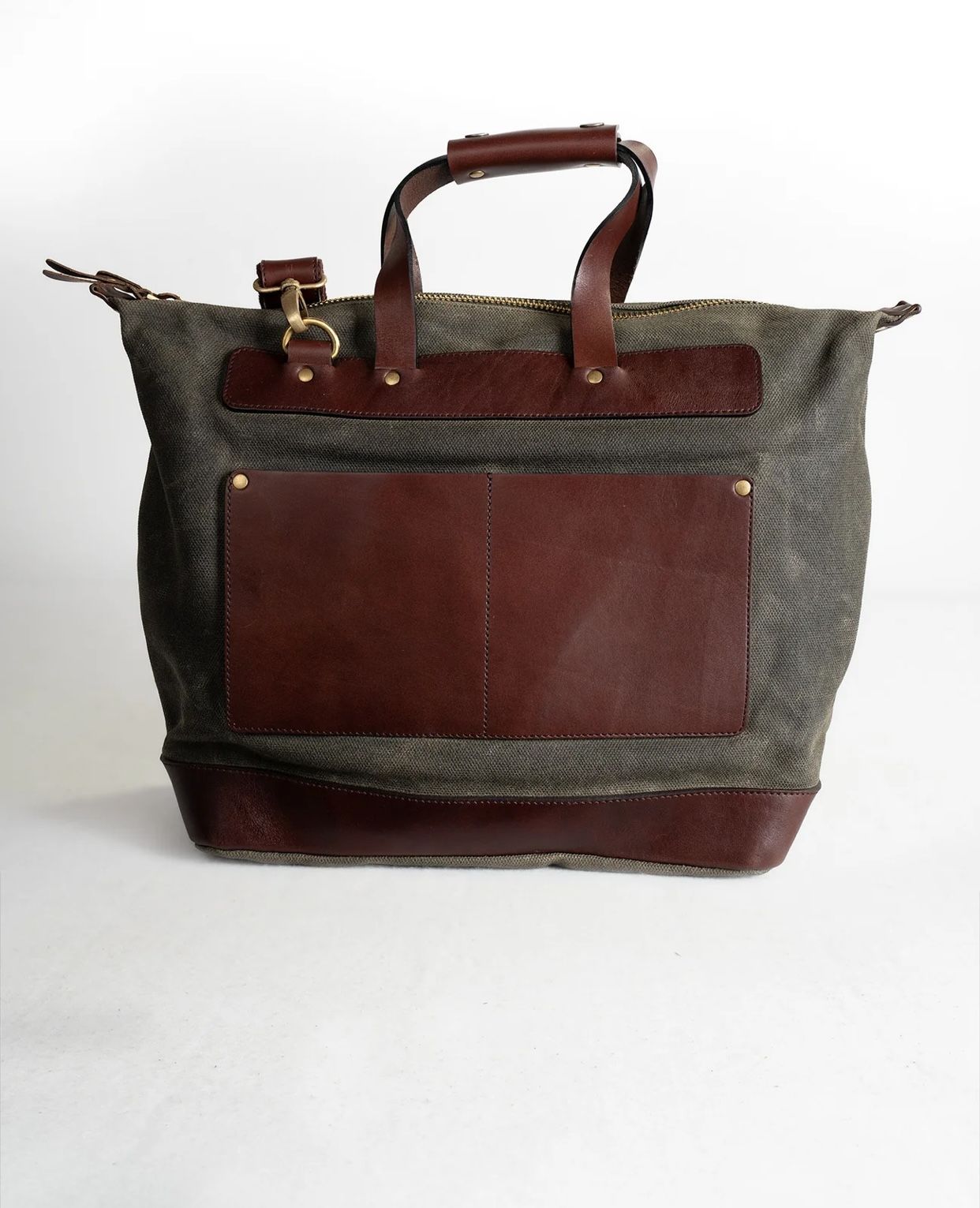Waxed Canvas Tote Bag