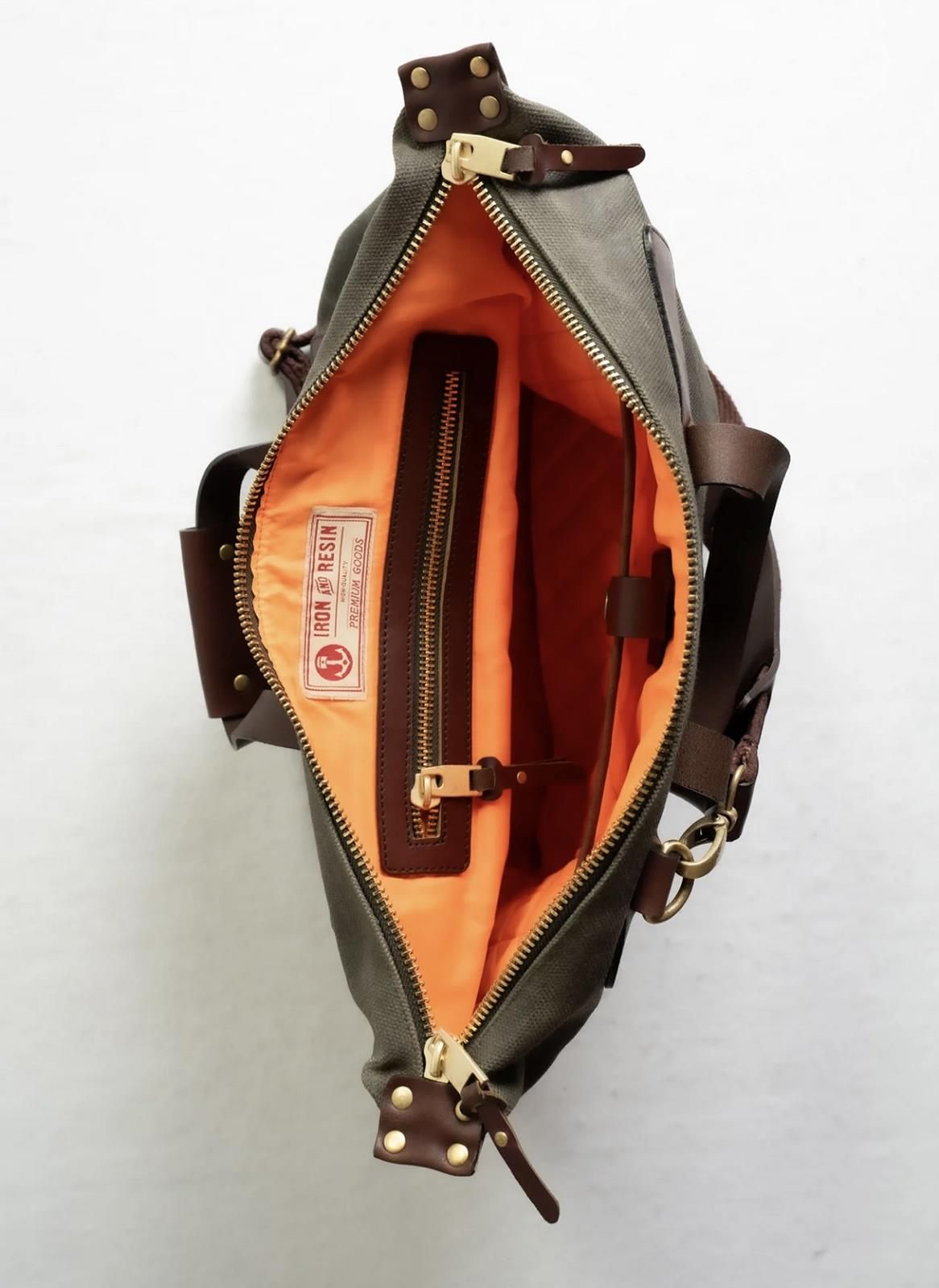 Waxed Canvas Tote Bag