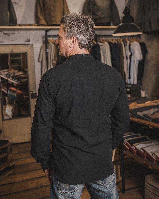 1923 Chambray Buccanoy Shirt Black