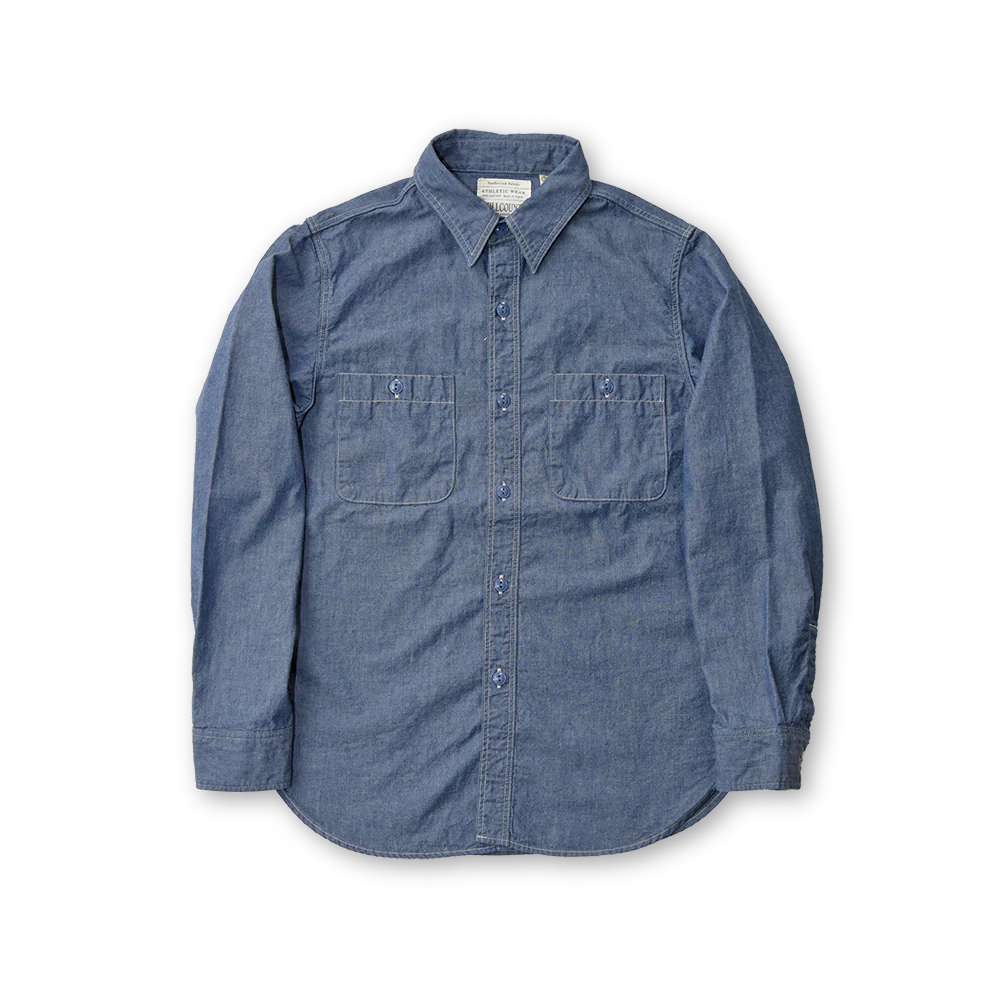 4810 - 22 Chambray Shirt Blue