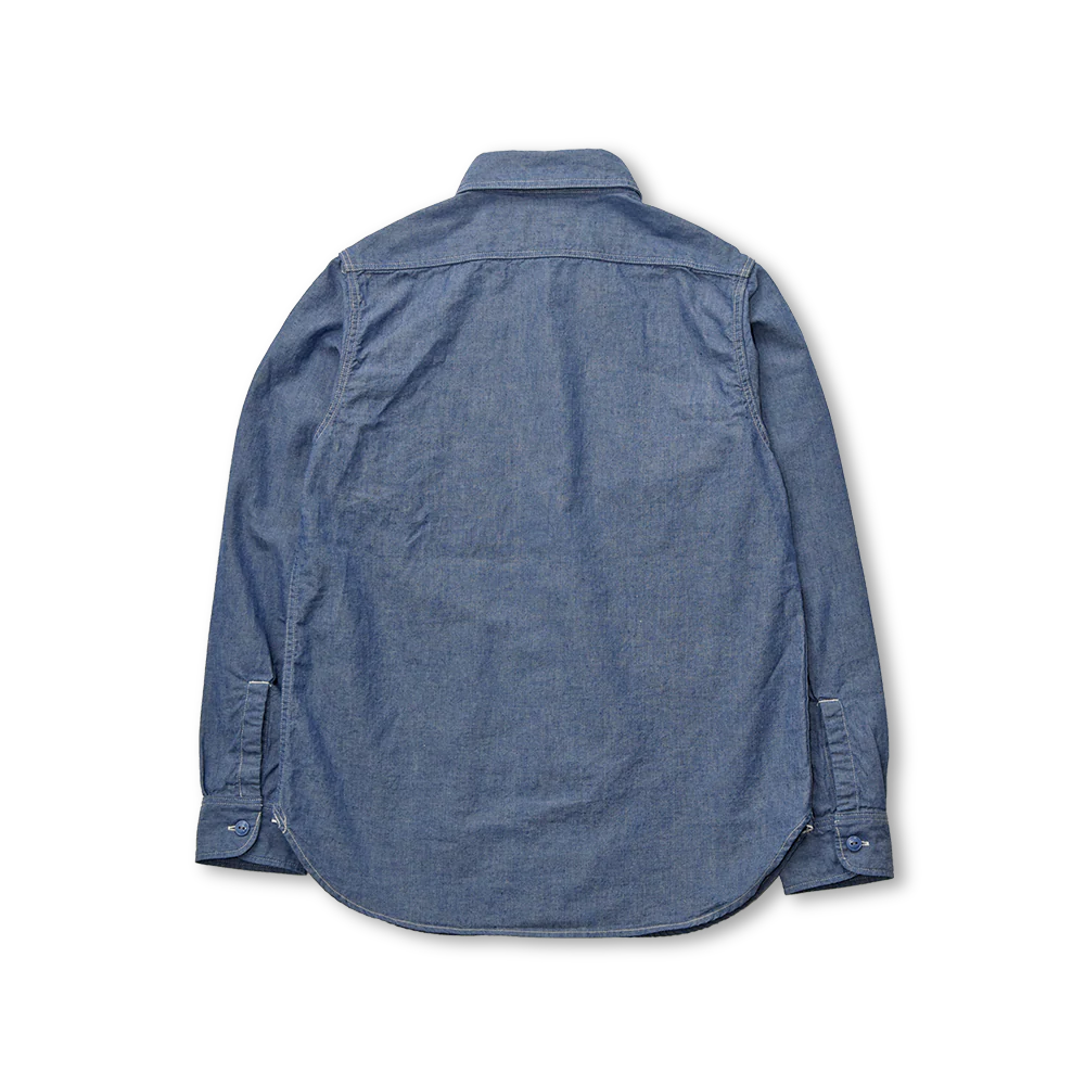 4810 - 22 Chambray Shirt Blue