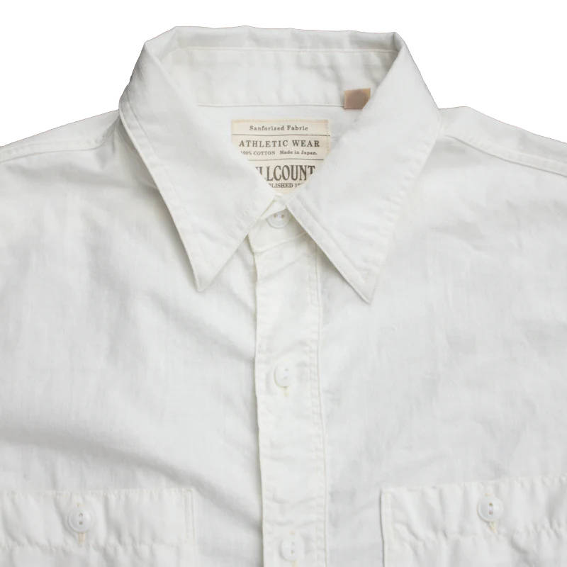 4810 - 22 Chambray Shirt White