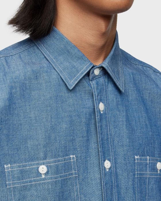 Triple Stitch L/S Chambray Shirt 5oz