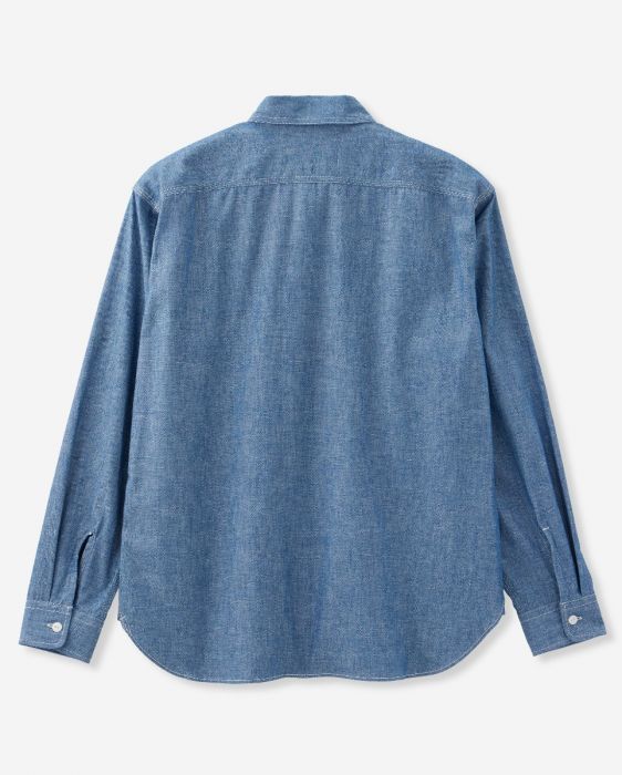 Triple Stitch L/S Chambray Shirt 5oz