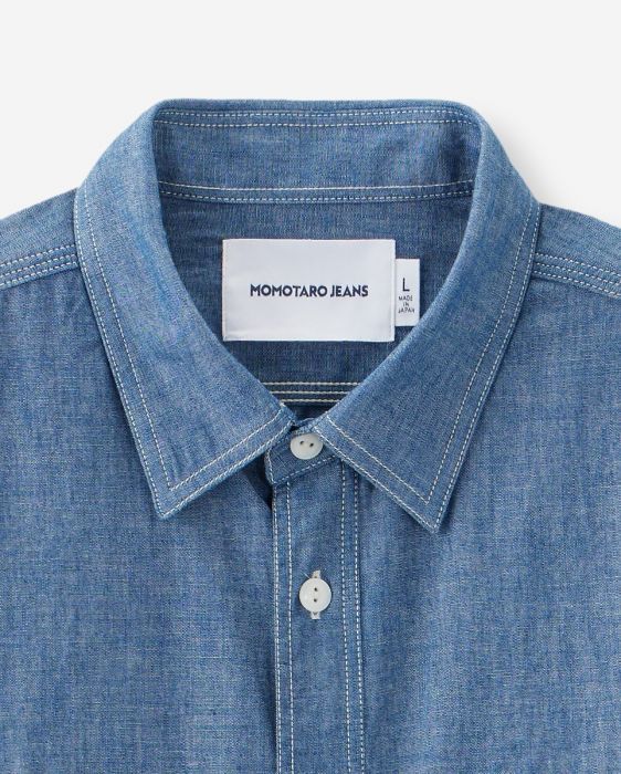 Triple Stitch L/S Chambray Shirt 5oz