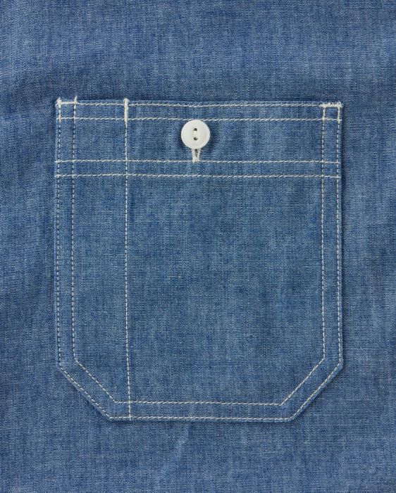 Triple Stitch L/S Chambray Shirt 5oz