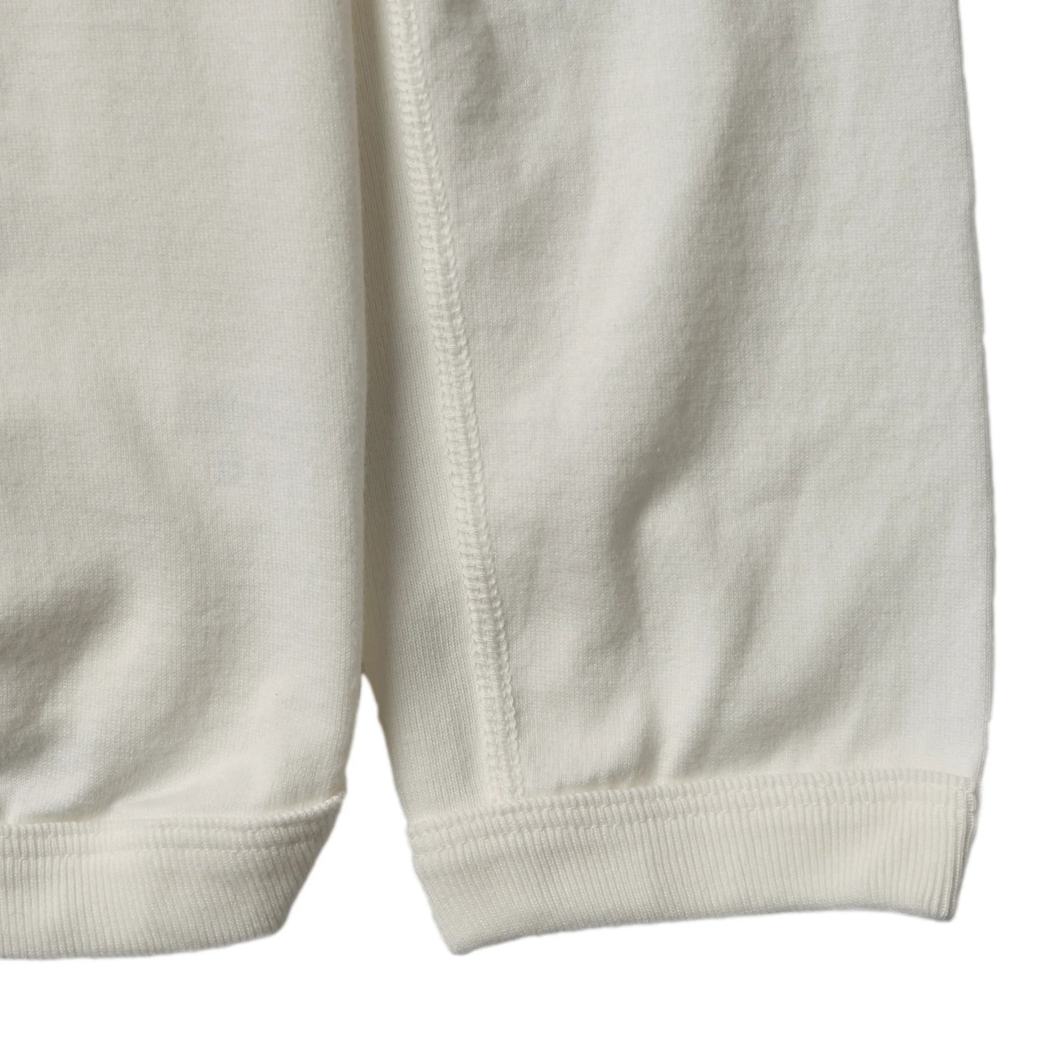 5222 Flat Seam Loopwheeled Heavyweight T-Shirt White 8.4oz Longsleeve