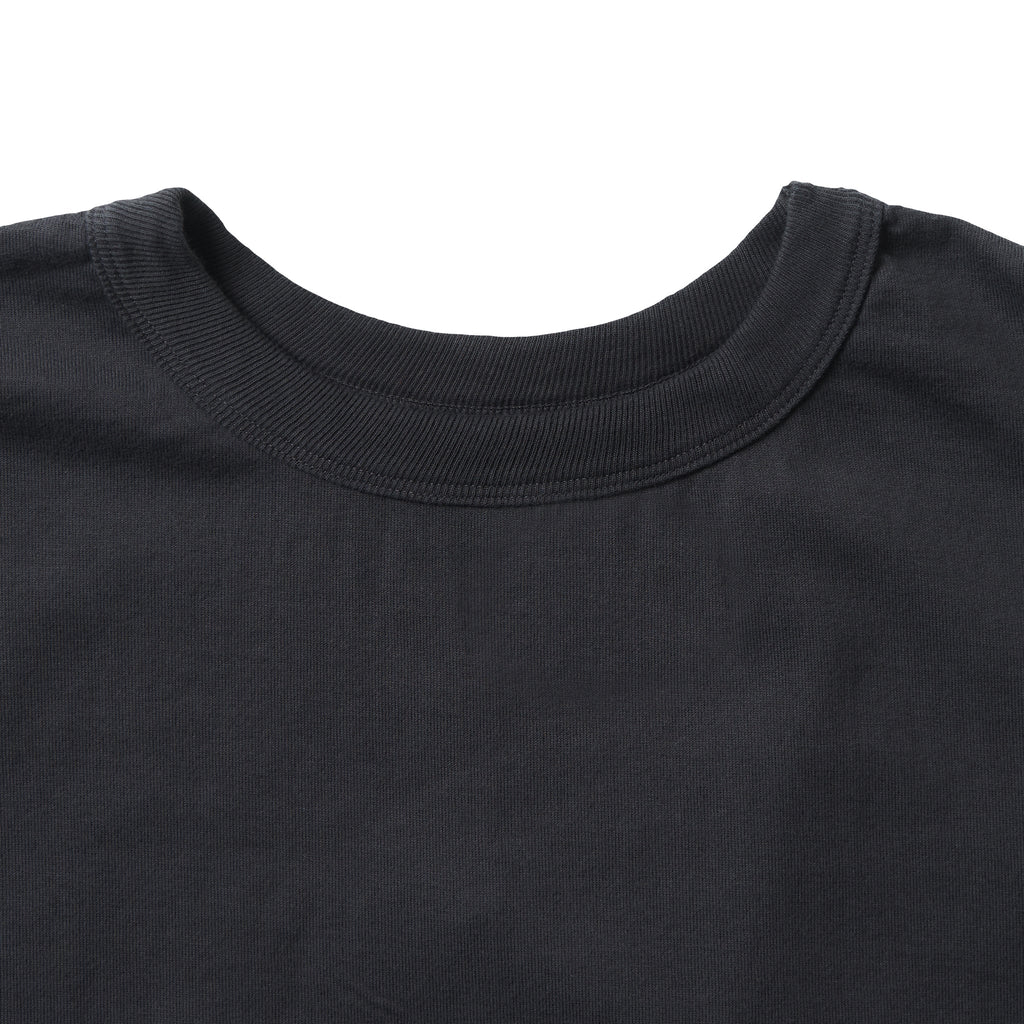 5222 Flat Seam Heavyweight  Loopwheeled T-Shirt Ink Black 8.4oz
