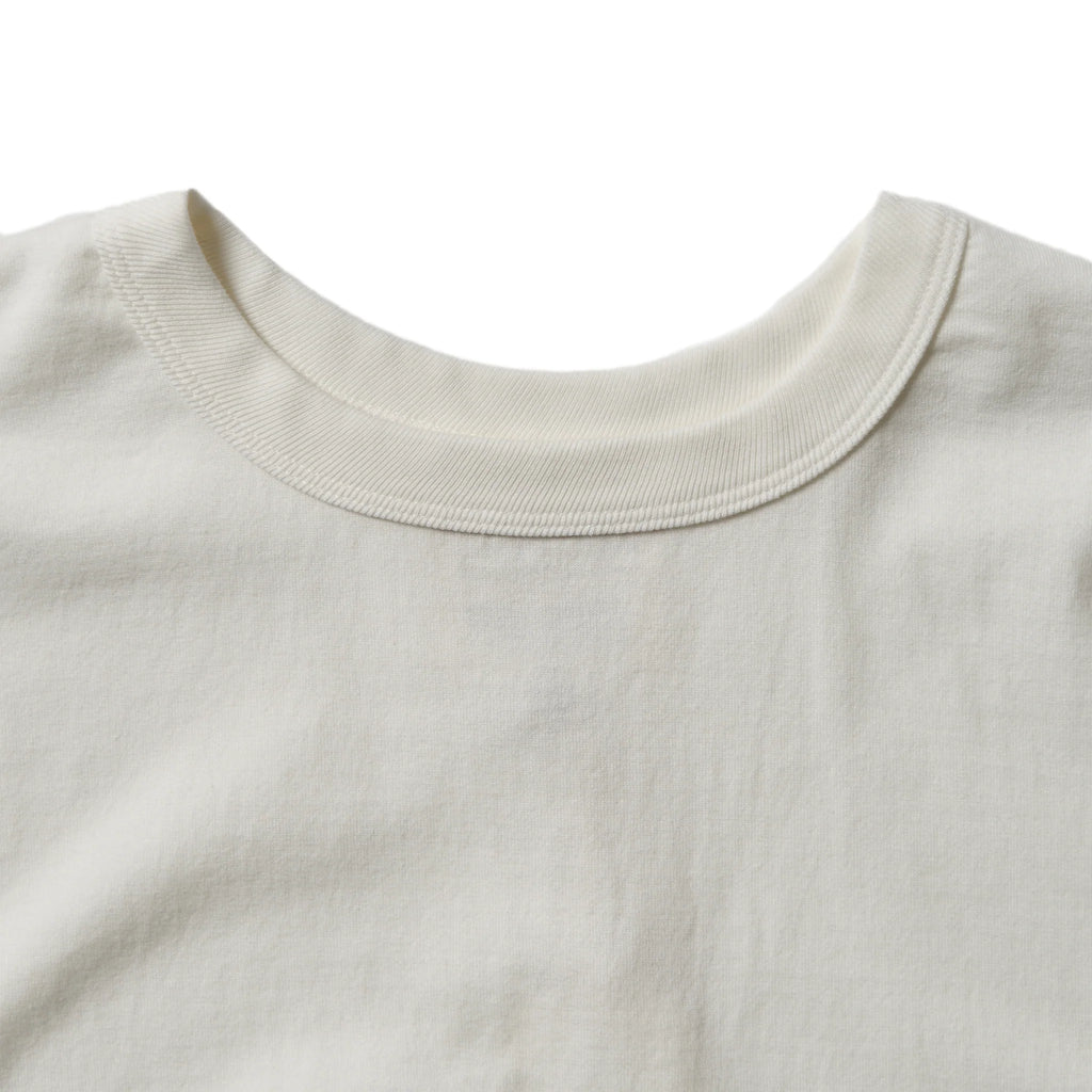 5222 Flat Seam Loopwheeled Heavyweight T-Shirt White 8.4oz Longsleeve