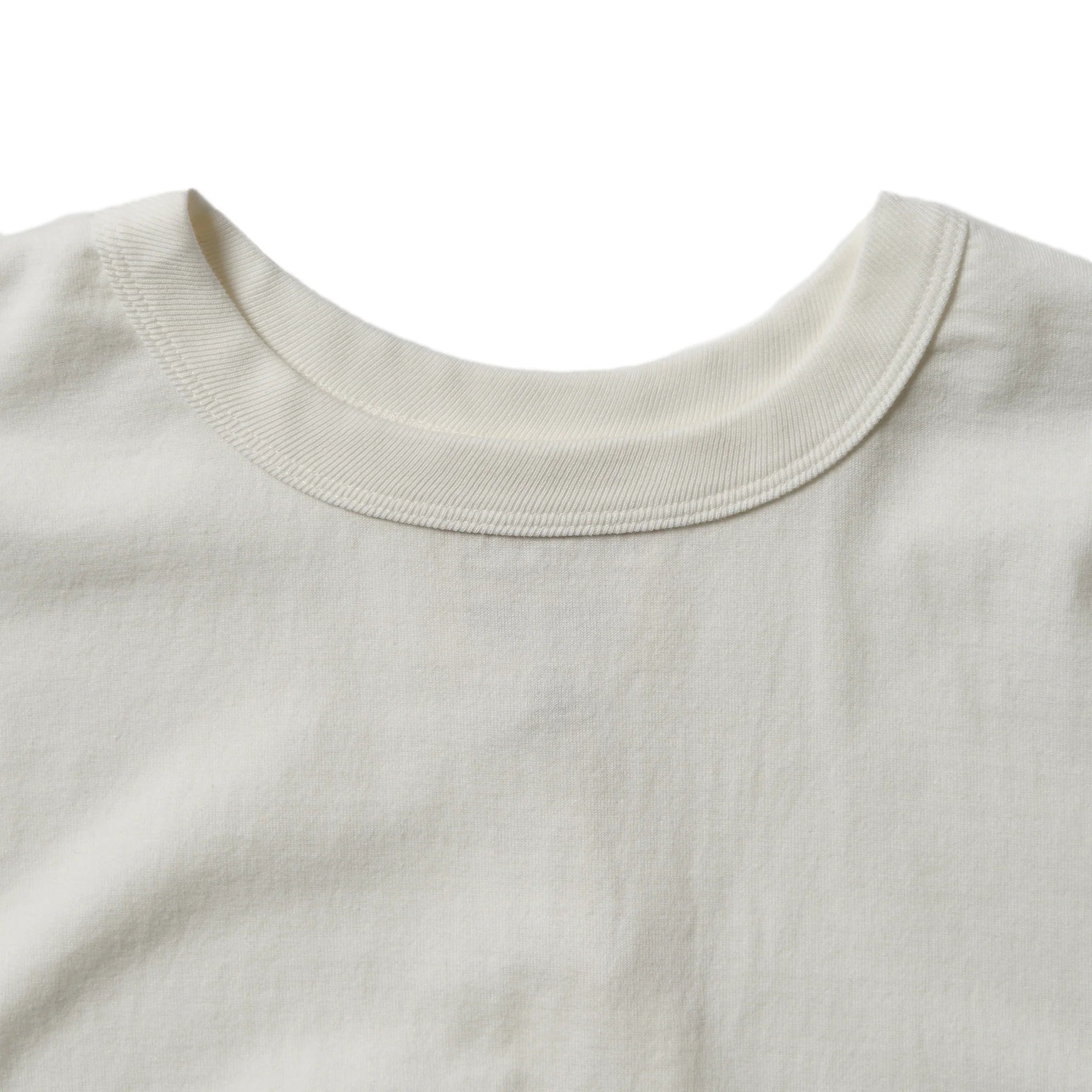 5222 Flat Seam Loopwheeled Heavyweight T-Shirt White 8.4oz Longsleeve