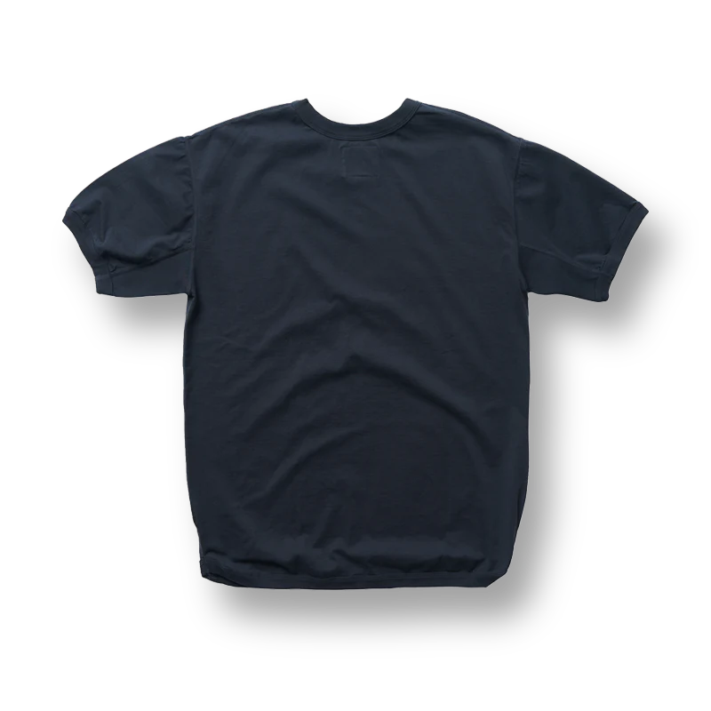 5222 Flat Seam Heavyweight  Loopwheeled T-Shirt Ink Black 8.4oz