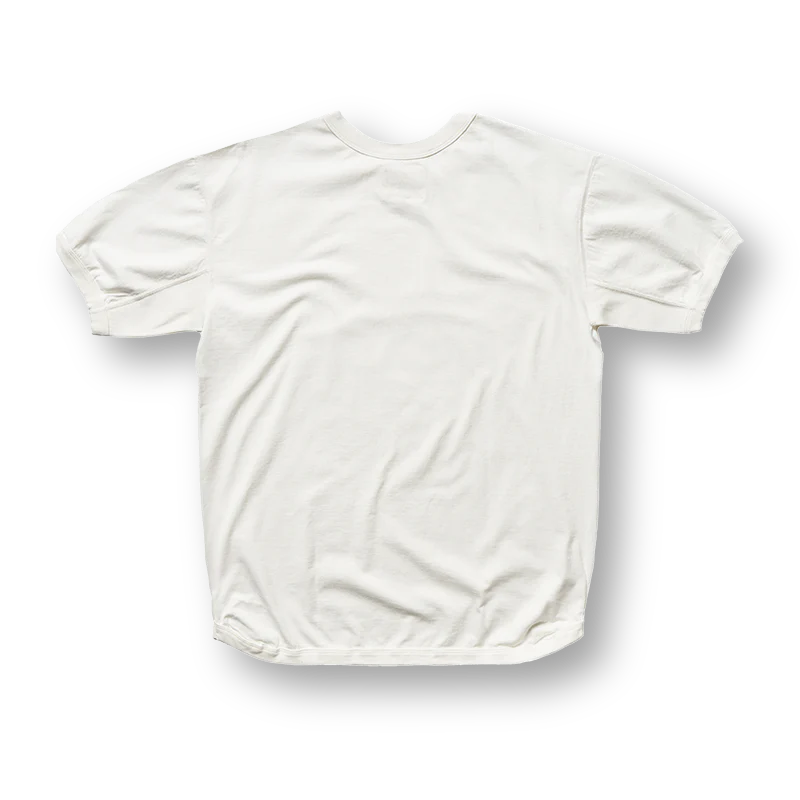 5222 Flat Seam Loopwheeled Heavyweight T-Shirt White 8.4oz