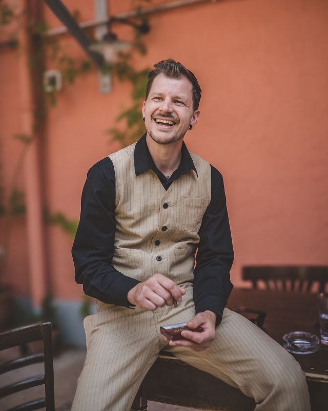 1947 Albatros Shirt Black Chambray