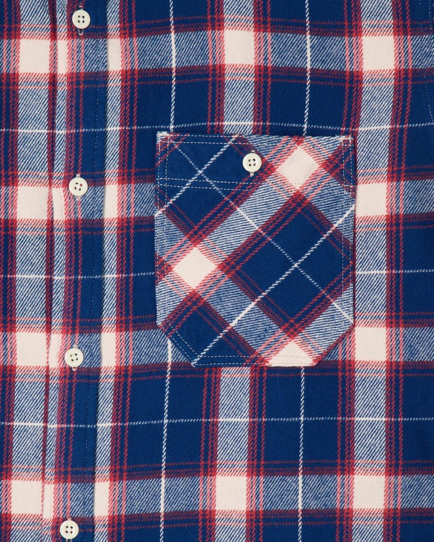 Work Shirt Navy / Red