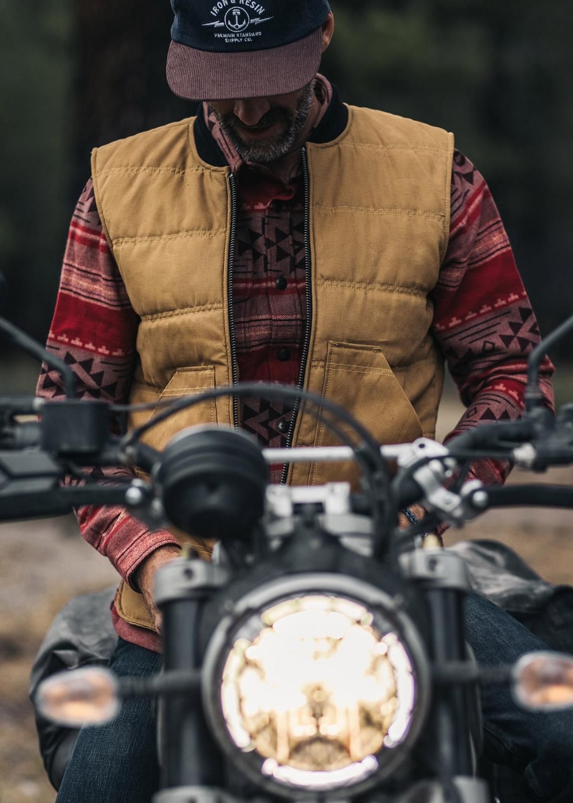 Work Vest Cognac